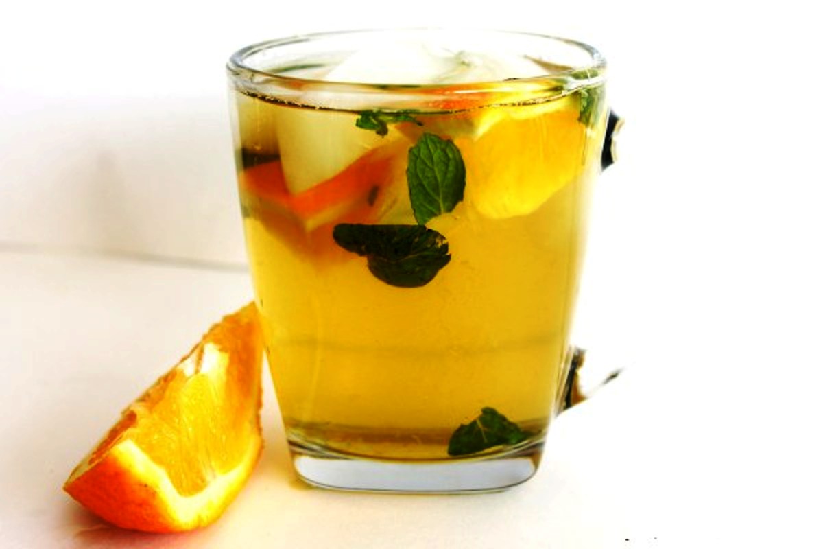 Green Tea With Orange For Instant Slimming Healthy Natural Solution
