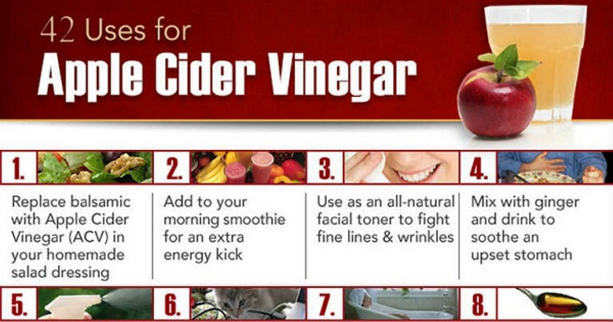 42 Uses of Apple Cider Vinegar That Will Improve Your Health and Make