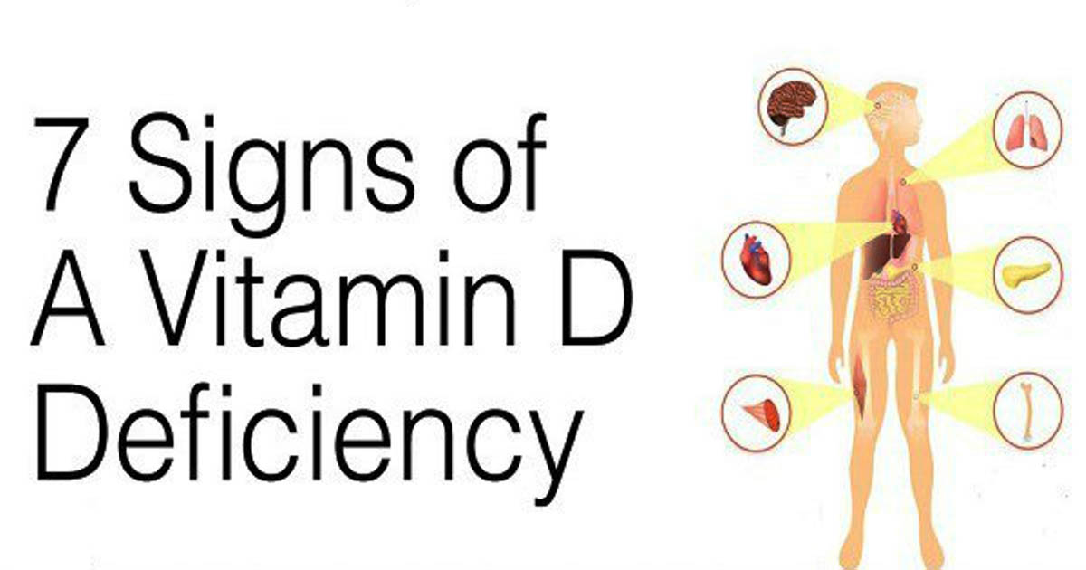 7 Signs That You Have Lack of Vitamin D! Healthy Natural Solution