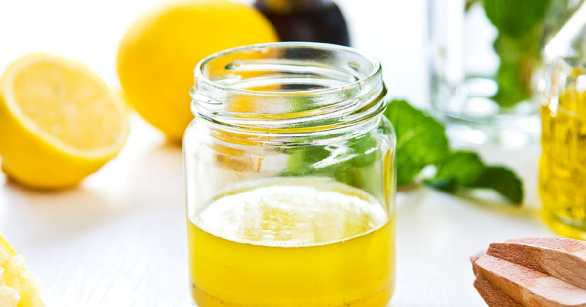 Mix 1 Lemon With 1 Tablespoon Of Olive Oil And You Will Use This For