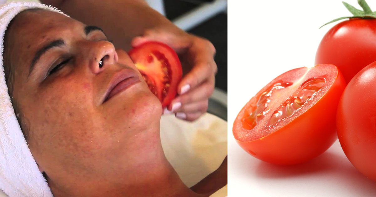 The Incredible Effect of Rubbing A Freshly Cut Tomato on Your Face for