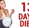 13 DAYS DIET lose 8 to 10 kg with a diet recommended by nutritionists!