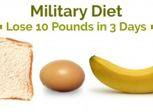 Military Diet for Losing 10 Pounds in 3 Days