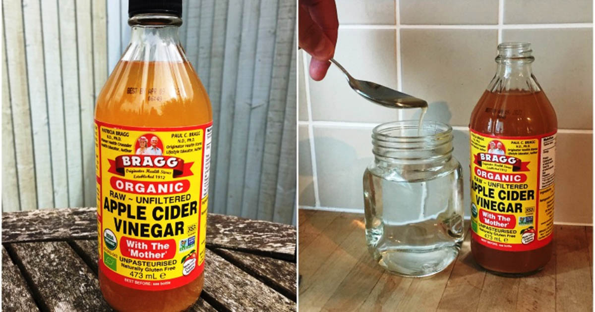 Drinking apple cider vinegar before going to bed could